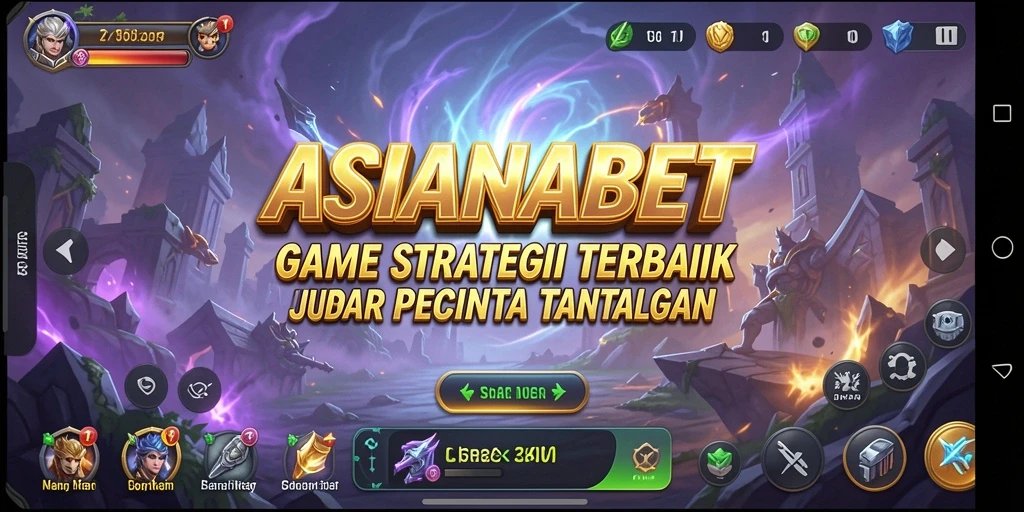 Tangkapan layar gameplay ASIANABET menampilkan aksi strategi mendebarkan.