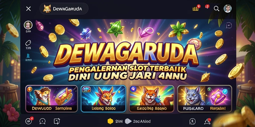 Tampilan gameplay DEWAGARUDA yang menarik dan seru.