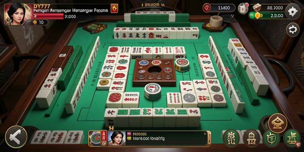 Gameplay seru Mahjong di DY777 dengan visual yang menawan.