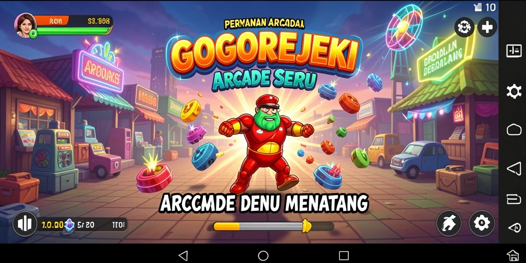 Screenshot utama GOGOREJEKI menampilkan aksi gameplay yang seru.