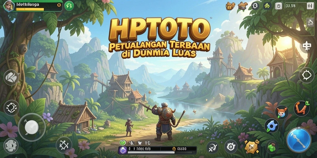Screenshot menampilkan aksi seru dalam dunia terbuka HPTOTO.
