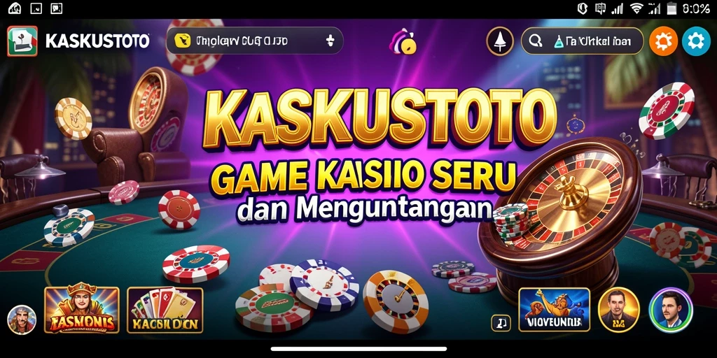 Screenshot KASKUSTOTO dengan gameplay mendebarkan di Kasino.