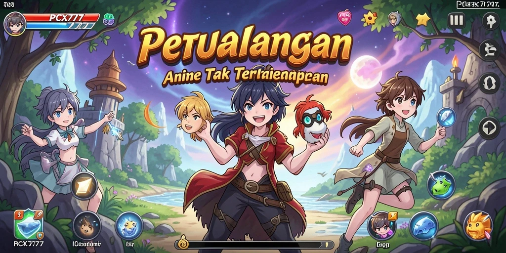 Tampilan gameplay PCX777 yang seru dan menegangkan.