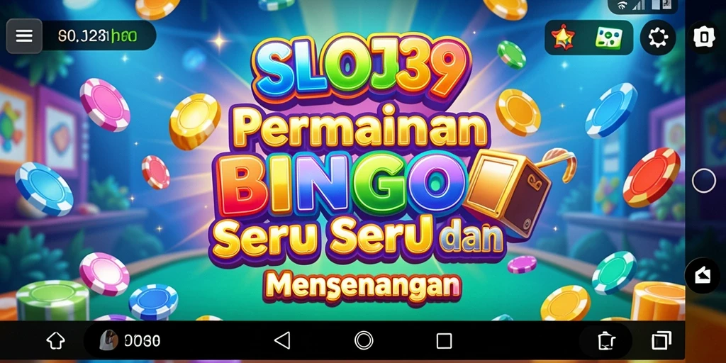 Screenshot SLOT39 menampilkan gameplay seru dari permainan Bingo.
