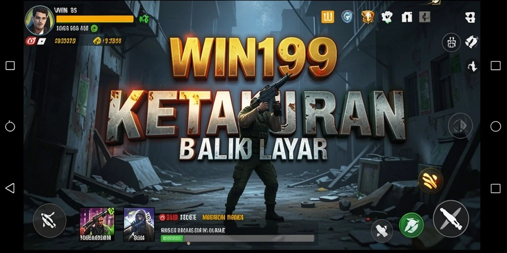 Screenshot gameplay <strong>WIN199</strong> yang menampilkan suasana horor yang mencekam.